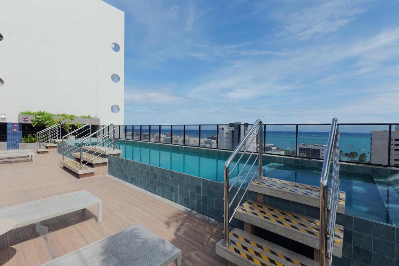 MaceióBelissimo Studio C/Piscina Na Coberturaアパートメント エクステリア 写真
