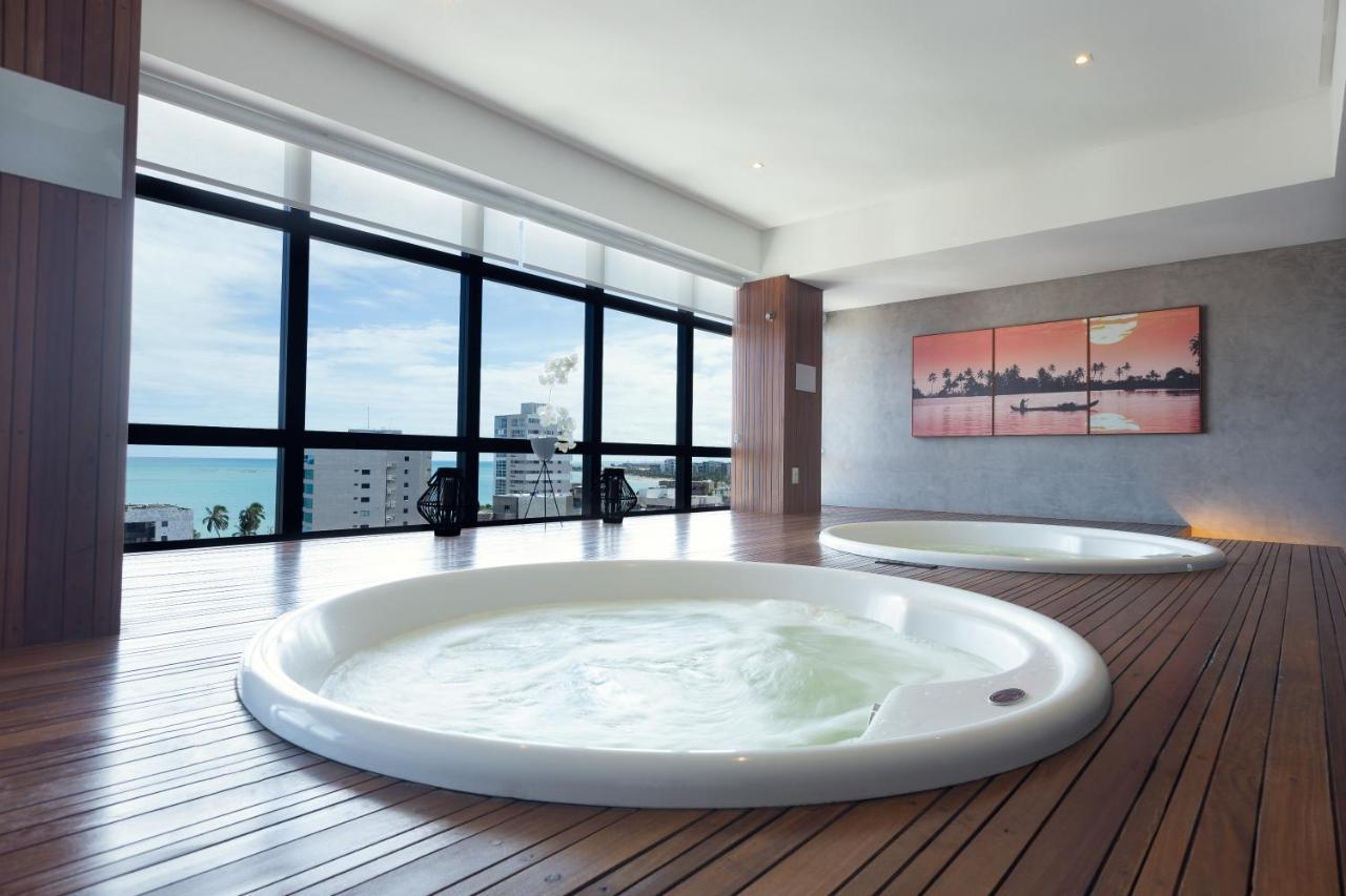 MaceióBelissimo Studio C/Piscina Na Coberturaアパートメント エクステリア 写真